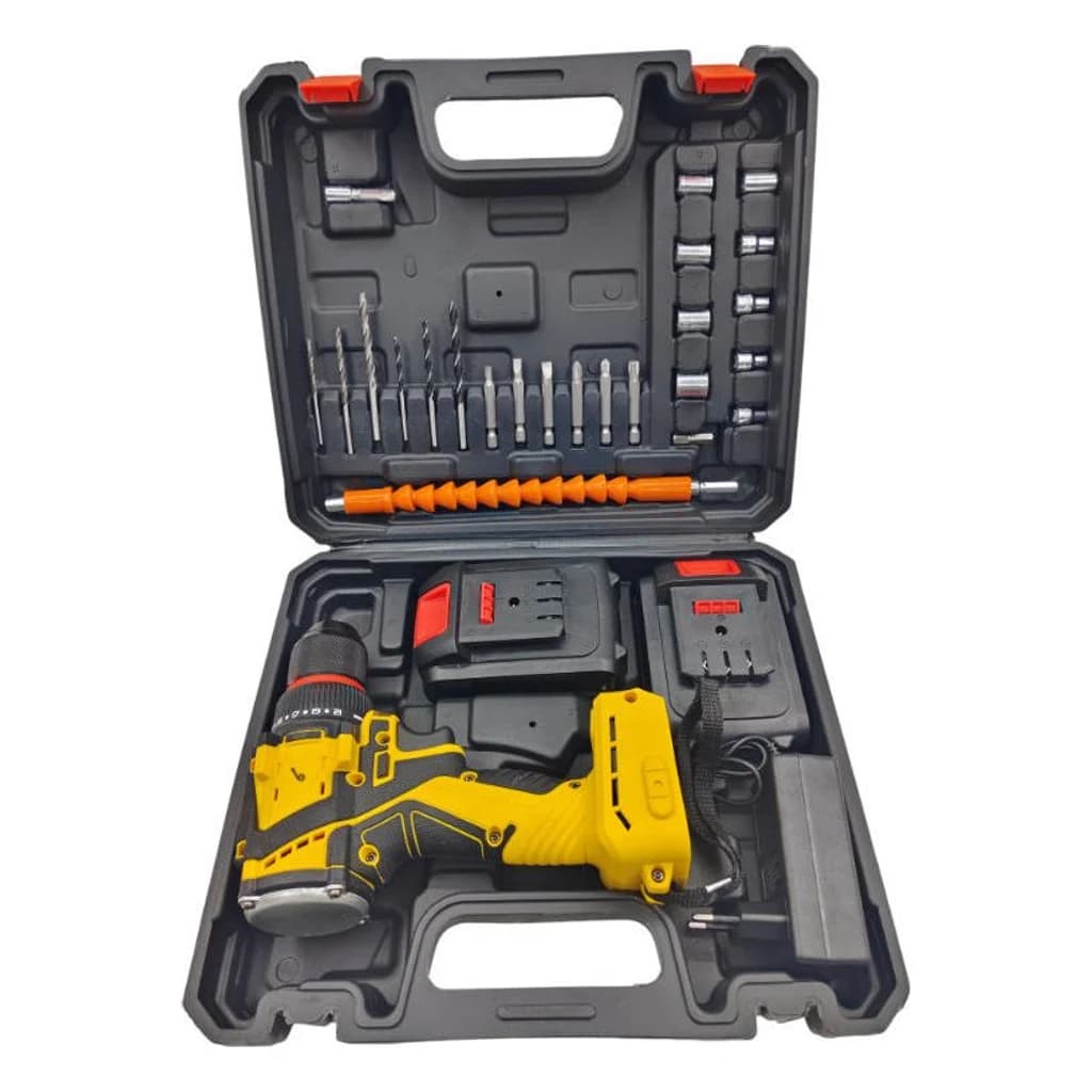 18 V Cordless Drill Driver with Two Batteries